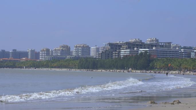海滩人群4K素材