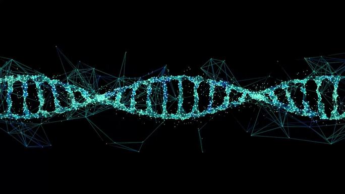 DNA螺旋科技背景