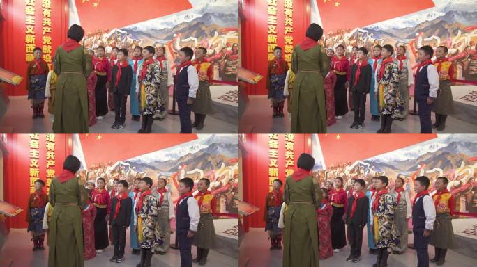 学生合唱 学生快闪 大合唱 西藏纪念馆