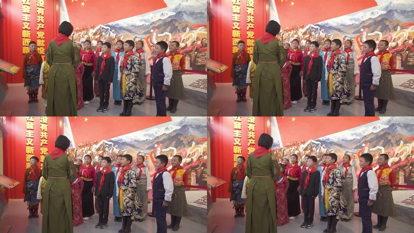 学生合唱 学生快闪 大合唱 西藏纪念馆