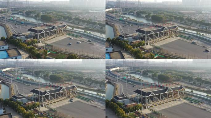 4K原素材-上海公路交通素材