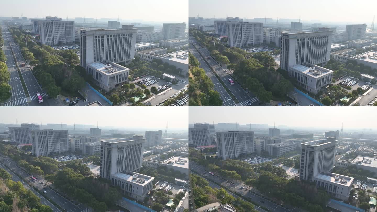 4K原素材-航拍中国航天闵行航天城