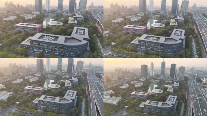 4K原素材-上海金桥现代产业服务园区