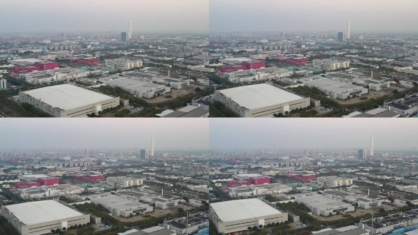 4K原素材-上海闵行开发区全景