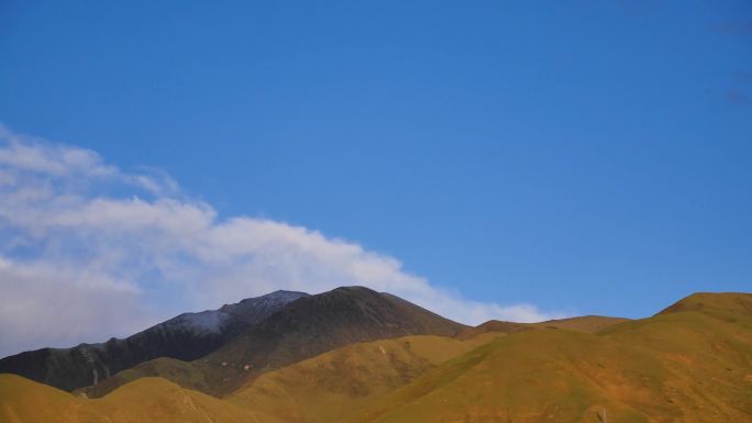 西藏雪山戈壁草原延时