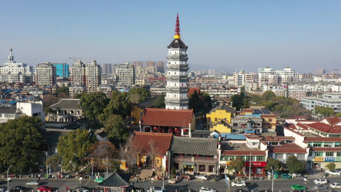 安庆迎江寺振风塔安庆市航拍地标宣传片