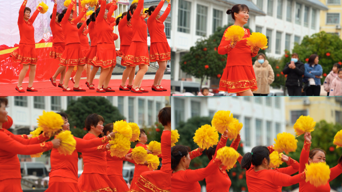 少数民族歌舞仫佬族广场舞