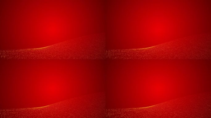 红色背景粒子海洋视频素材无缝循环