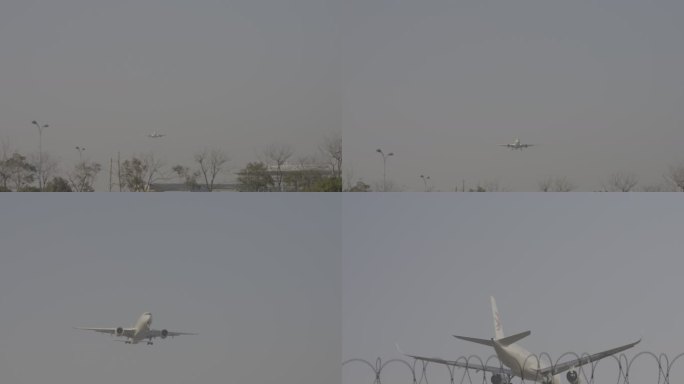 飞机起飞 4k原创 上海机场