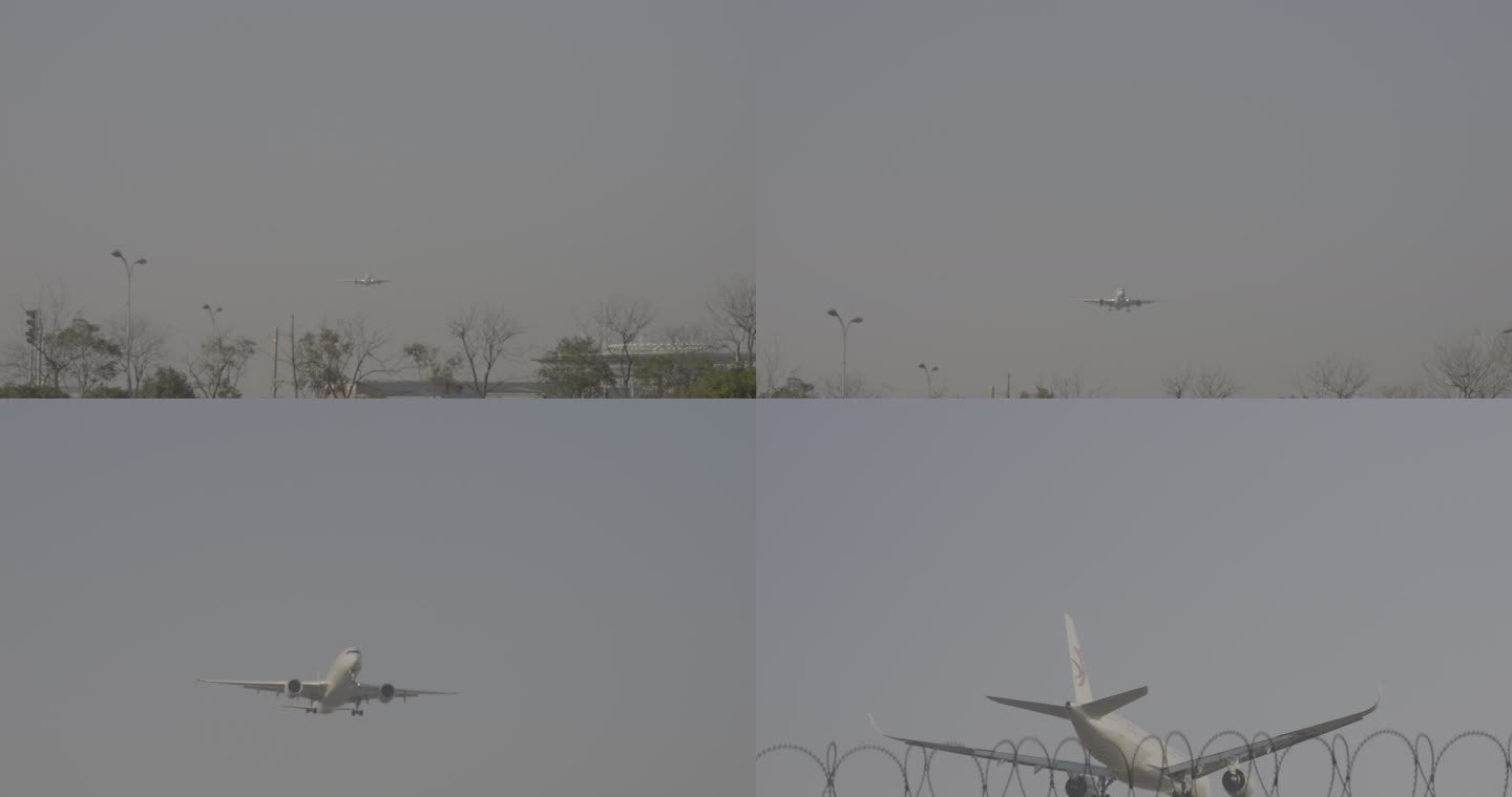 飞机起飞 4k原创 上海机场