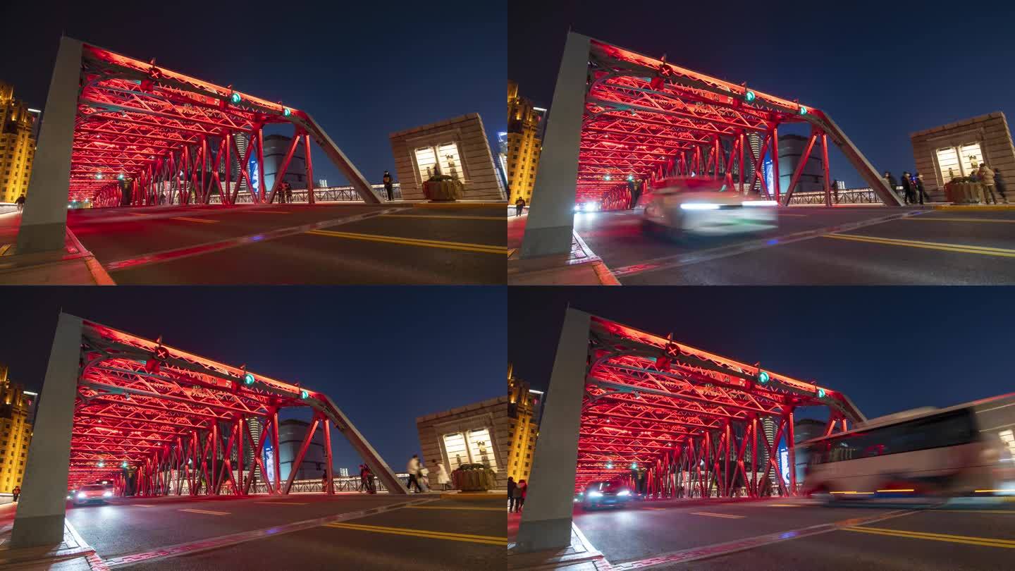 上海-外白渡桥延时-4k
