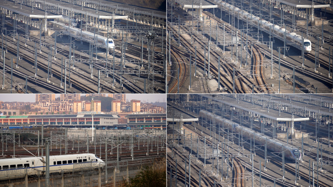 和谐号 动车站 高铁站 贵阳东站 火车