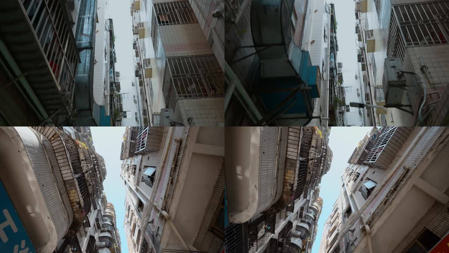 市政建设城市改造深圳城中村拥挤的楼房间隙