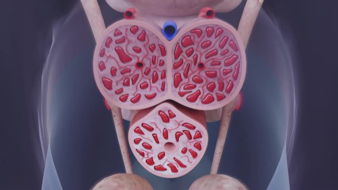 医疗男性生殖器官勃起原理
