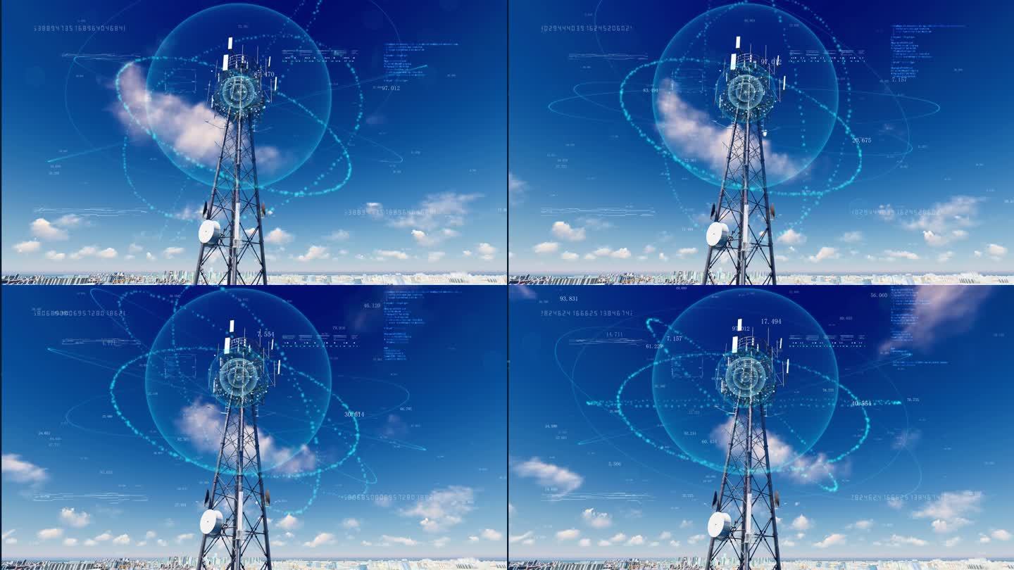 5G基站无线网络通信塔