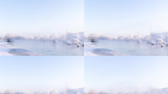 东北雾凇延时摄影