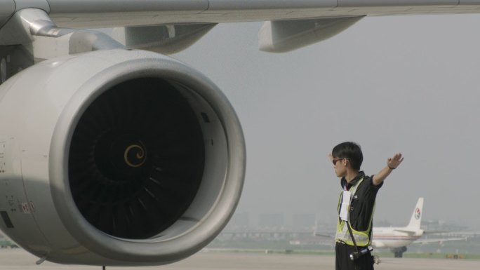 客机起飞 机场降落 航空公司素材