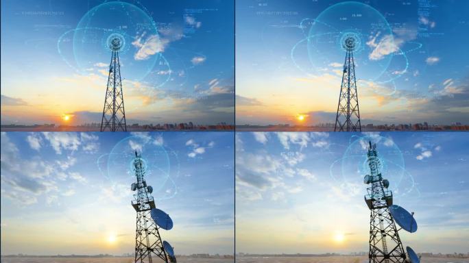 5G基站和卫星雷达网络通信