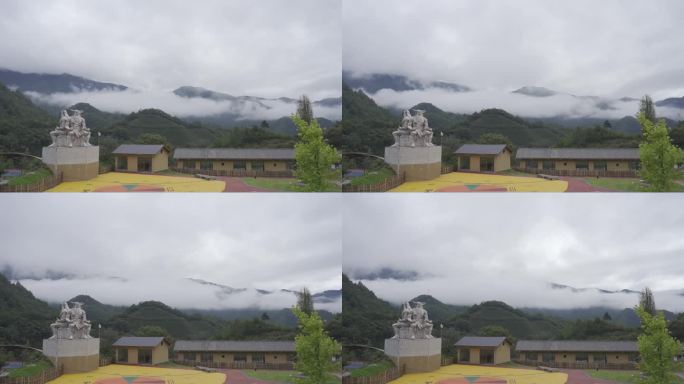 湖北神农架茶祖博物馆延时摄影