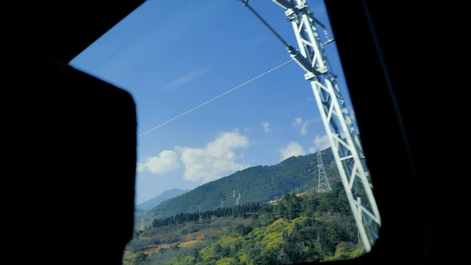 高铁车窗沿途风景5