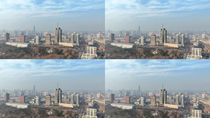 航拍山东电视台全貌