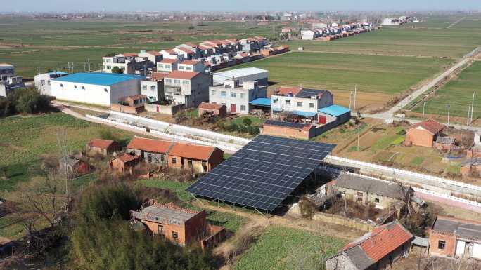 农村太阳能发电 农村户外光伏板发电