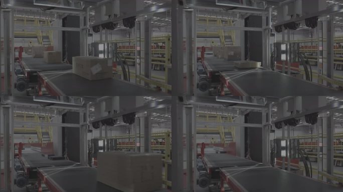 传送带 快递分拣 运输带 顺丰 灰度