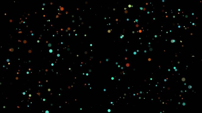 4K粒子光斑虚化光晕-循环带通道