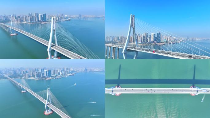 5K湛江海湾大桥航拍02