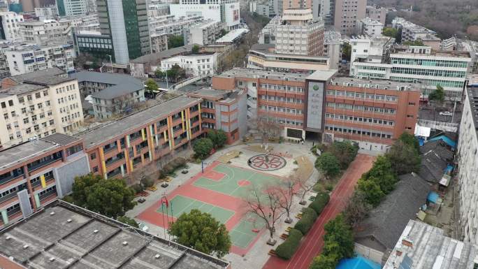 航拍合肥南门小学，合肥南门小学航拍视频