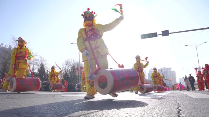 永登社火太平鼓