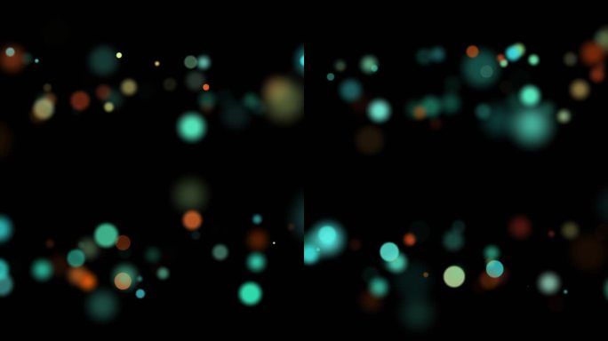 4K粒子光斑夜景光晕-循环带通道