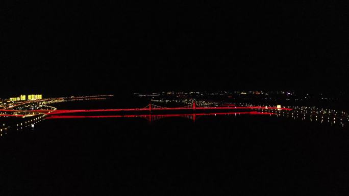 亮化工程 大桥夜景 拉萨河滨路 拉萨河