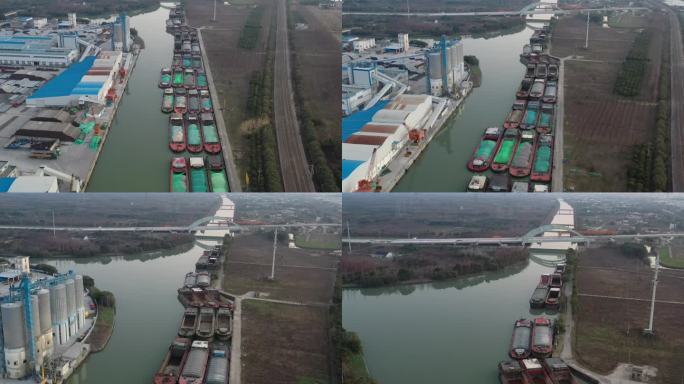 4K原素材-上海龙泉港