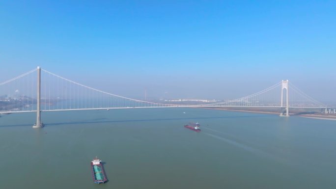 南京长江四桥航拍