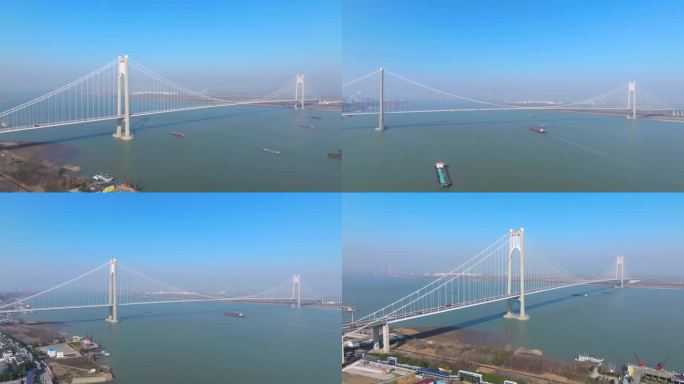 南京长江四桥航拍