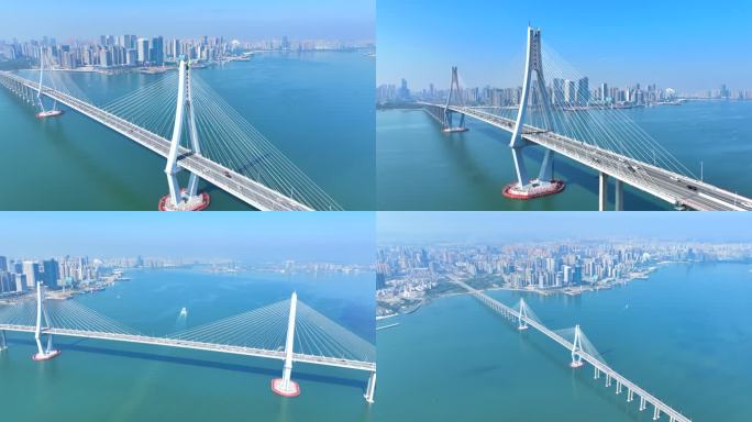 5K湛江海湾大桥航拍01