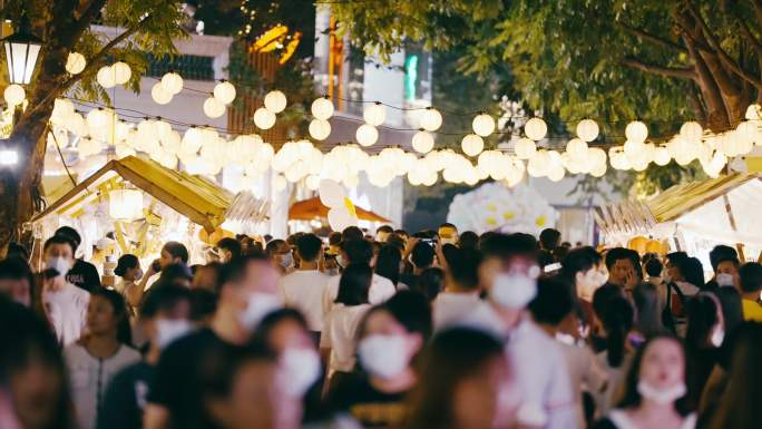 佛山岭南天地灯会集市活动