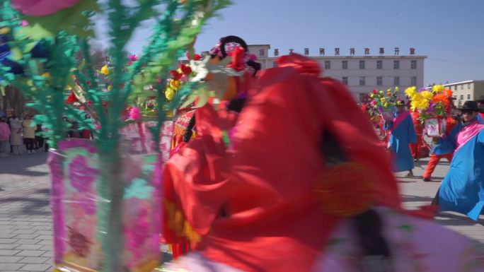 永登社火太平鼓太府灯