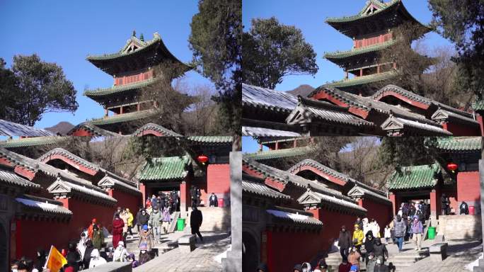 少林寺 风景 游客 景区