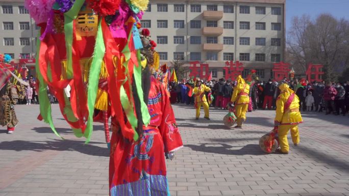 永登社火太平鼓太府灯