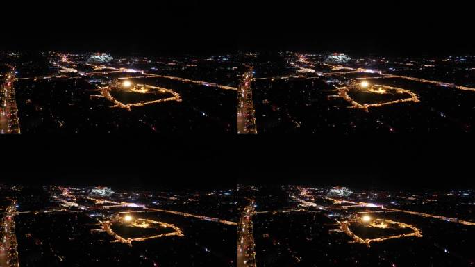 布达拉宫 大昭寺 布达拉宫夜景拍摄