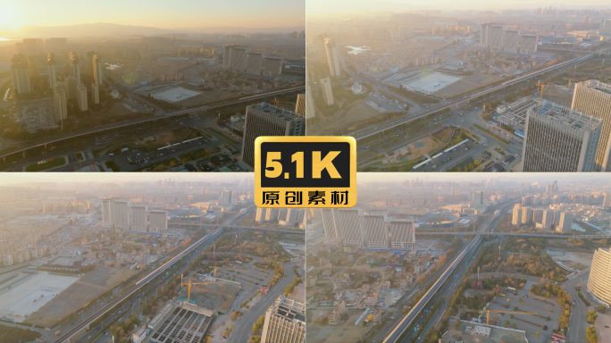 5K-航拍昆明地铁运行，南部汽车客运站