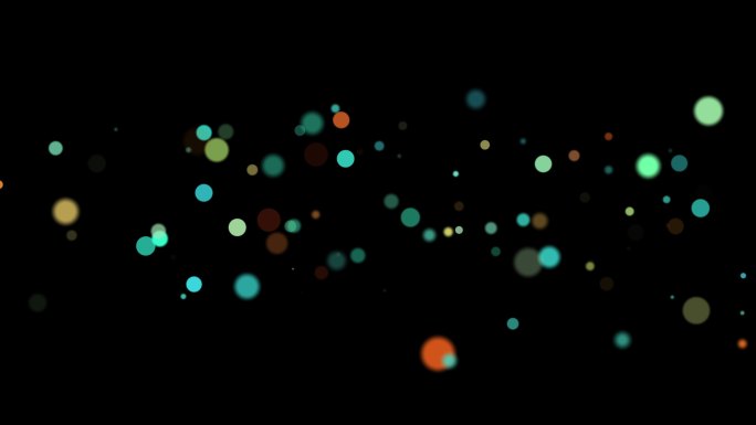 4K粒子光晕城市夜景灯光-循环带通道