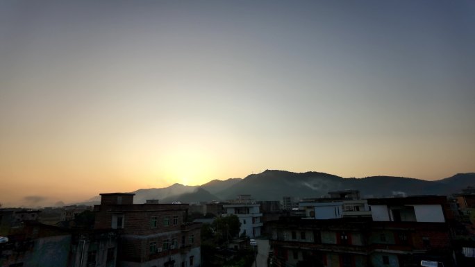 乡村日出