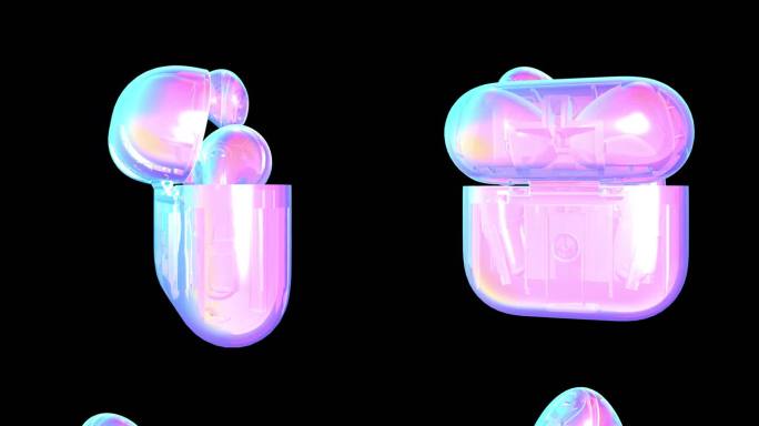 赛博朋克 苹果耳机无线蓝牙外设游戏听音乐