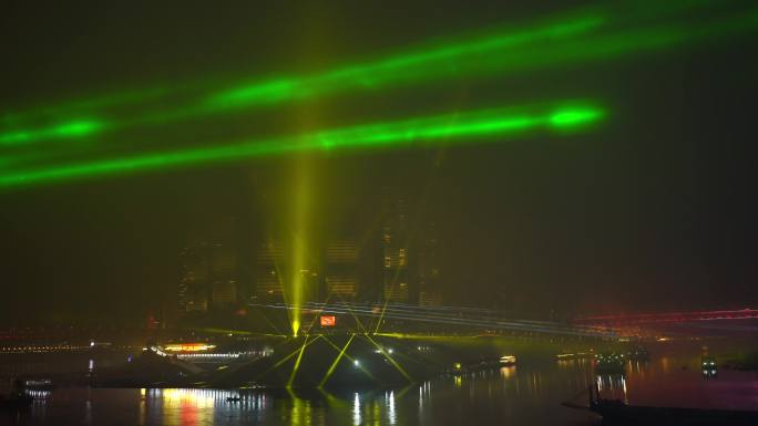 夜景城市灯光秀