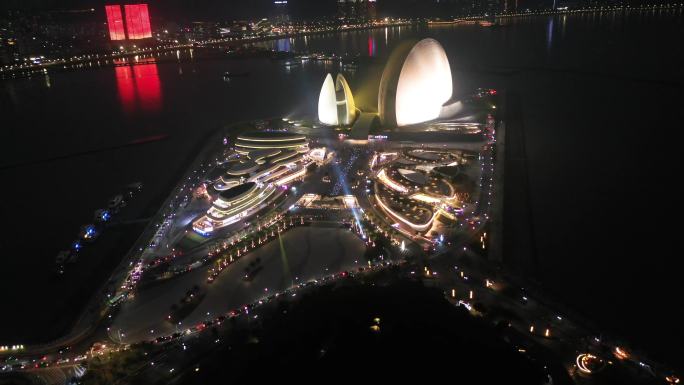 珠海日月贝夜景