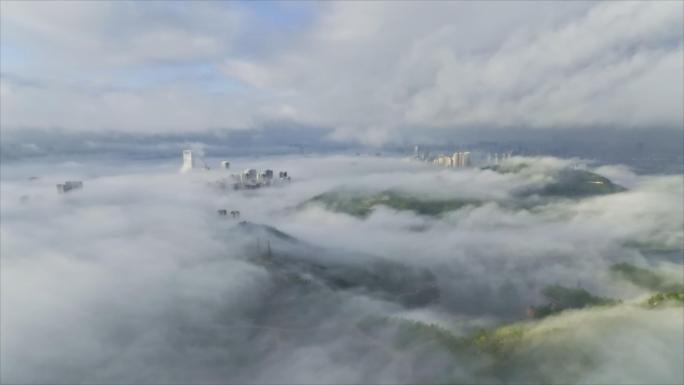 2023珠海香洲平流雾航拍合集/城市仙境