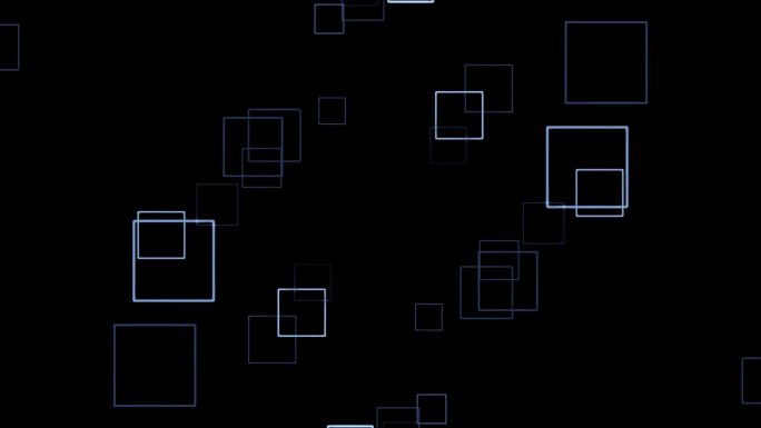 酷炫数字数码几何方格空间二进制